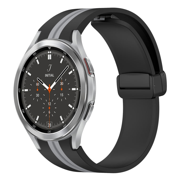 Cinturino pieghevole in silicone con chiusura magnetica, For Samsung Galaxy Watch 4 Classic 46mm, For Samsung Galaxy Watch 4 Classic 42mm