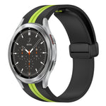 Cinturino pieghevole in silicone con chiusura magnetica, For Samsung Galaxy Watch 4 Classic 46mm, For Samsung Galaxy Watch 4 Classic 42mm