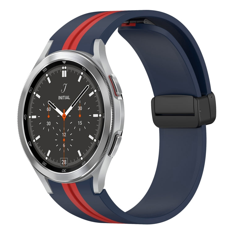 Cinturino pieghevole in silicone con chiusura magnetica, For Samsung Galaxy Watch 4 Classic 46mm, For Samsung Galaxy Watch 4 Classic 42mm