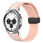 Cinturino pieghevole in silicone con chiusura magnetica, For Samsung Galaxy Watch 4 Classic 46mm, For Samsung Galaxy Watch 4 Classic 42mm