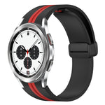 Cinturino pieghevole in silicone con chiusura magnetica, For Samsung Galaxy Watch 4 Classic 46mm, For Samsung Galaxy Watch 4 Classic 42mm