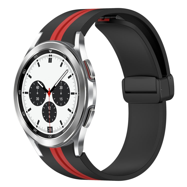 Cinturino pieghevole in silicone con chiusura magnetica, For Samsung Galaxy Watch 4 Classic 46mm, For Samsung Galaxy Watch 4 Classic 42mm