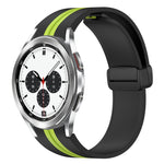 Cinturino pieghevole in silicone con chiusura magnetica, For Samsung Galaxy Watch 4 Classic 46mm, For Samsung Galaxy Watch 4 Classic 42mm