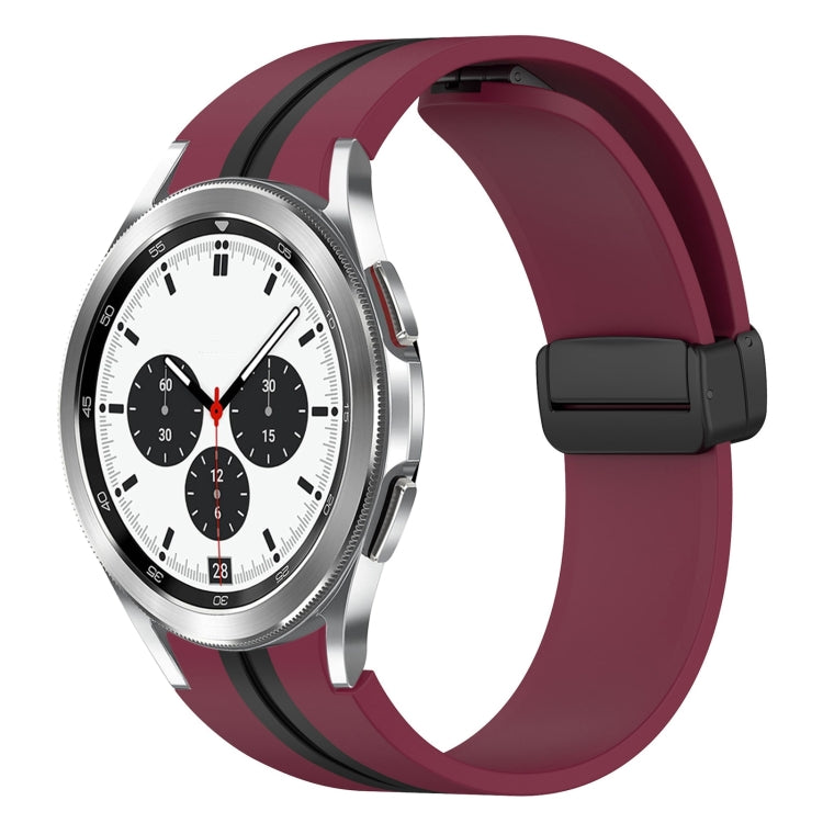 Cinturino pieghevole in silicone con chiusura magnetica, For Samsung Galaxy Watch 4 Classic 46mm, For Samsung Galaxy Watch 4 Classic 42mm