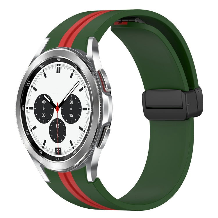 Cinturino pieghevole in silicone con chiusura magnetica, For Samsung Galaxy Watch 4 Classic 46mm, For Samsung Galaxy Watch 4 Classic 42mm