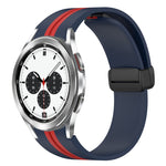 Cinturino pieghevole in silicone con chiusura magnetica, For Samsung Galaxy Watch 4 Classic 46mm, For Samsung Galaxy Watch 4 Classic 42mm