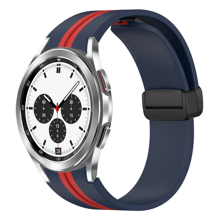 Cinturino pieghevole in silicone con chiusura magnetica, For Samsung Galaxy Watch 4 Classic 46mm, For Samsung Galaxy Watch 4 Classic 42mm
