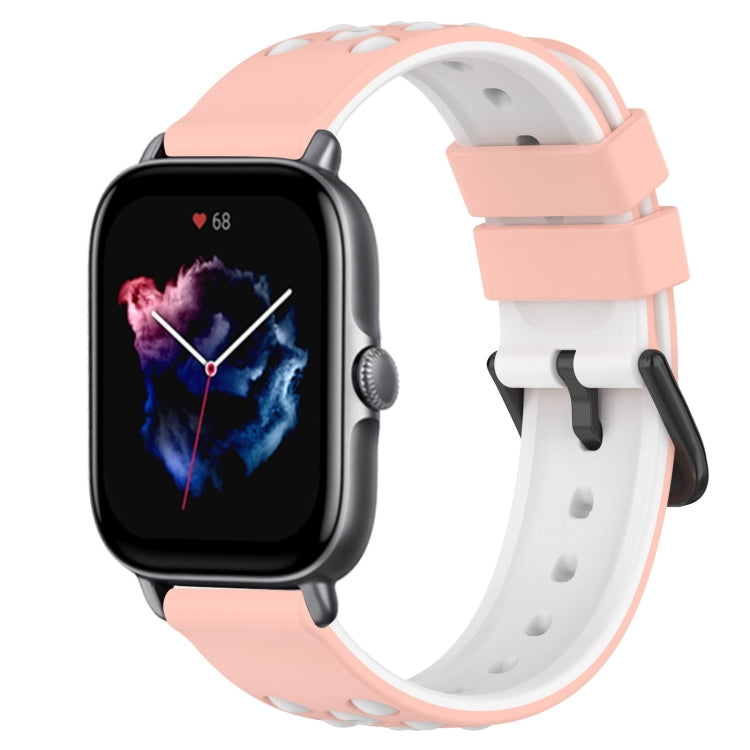 Cinturino in silicone bicolore 20 mm per Amazfit GTS 2E