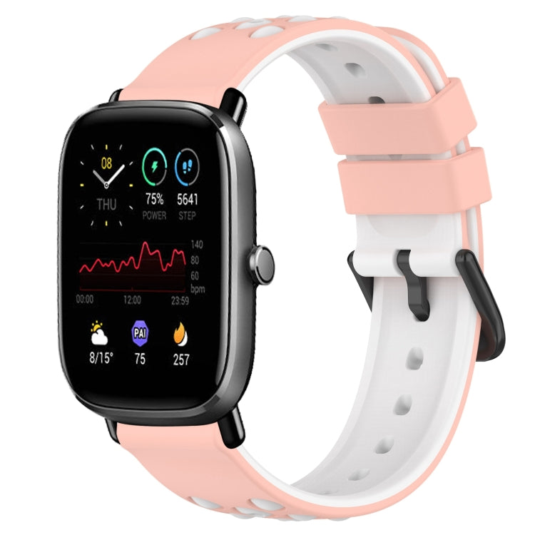 Cinturino in silicone bicolore 20 mm per Amazfit GTS 2 Mini