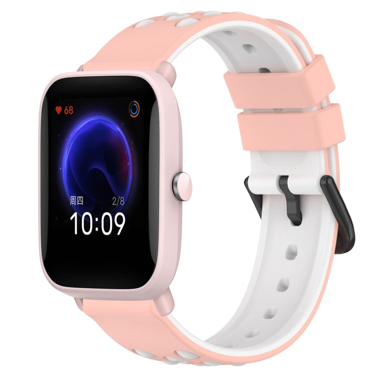 Cinturino in silicone bicolore 20 mm per Amazfit Pop