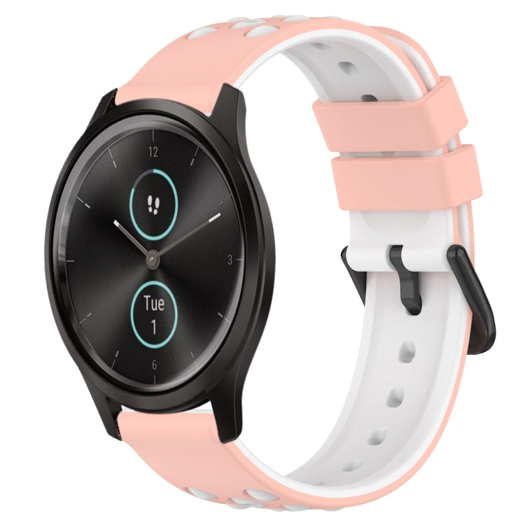 Cinturino in silicone bicolore 20 mm per GarminMove Style