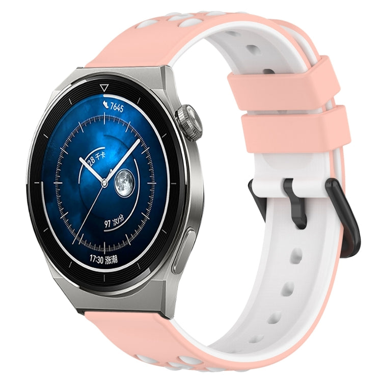 Cinturino in silicone bicolore 20mm per Huawei Watch GT3
