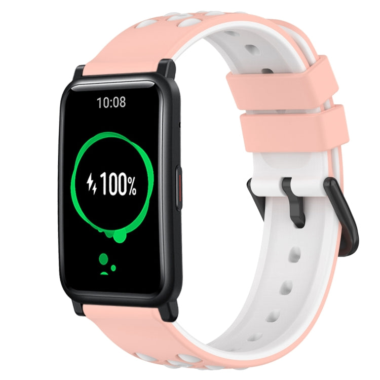 Cinturino in silicone bicolore 20 mm per Honor Watch ES