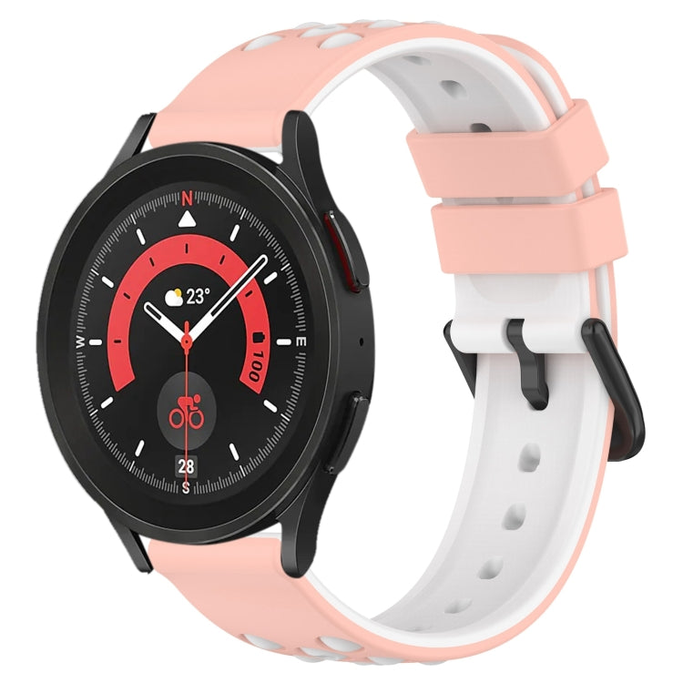 Cinturino in silicone bicolore 20mm per Samsung Galaxy Watch5 Pro
