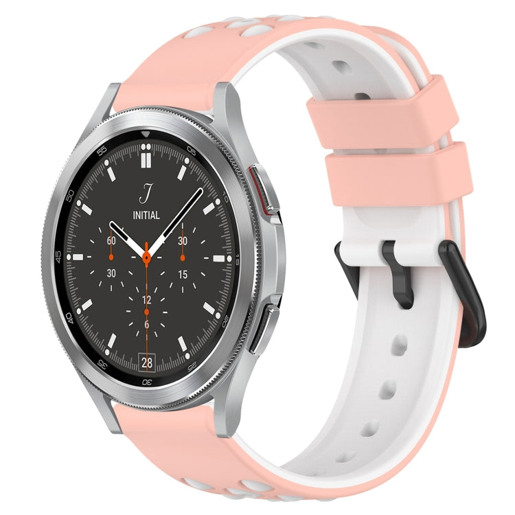 Cinturino in silicone bicolore 20mm per Galaxy Watch4 Classic 46m