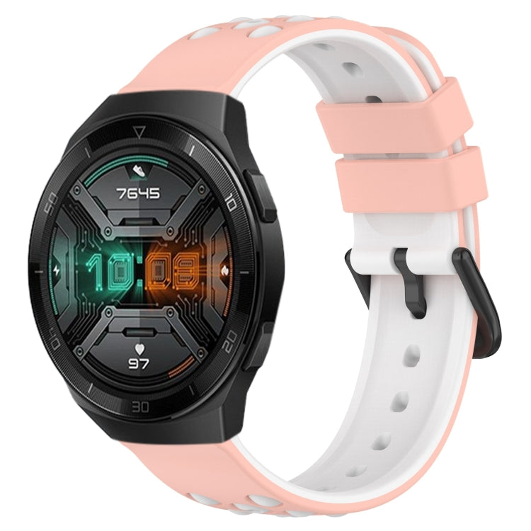 Cinturino in silicone bicolore 22 mm per Huawei Watch GT 2e