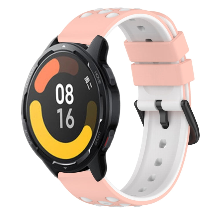 Cinturino in silicone poroso bicolore da 22 mm, For Xiaomi MI Watch Color 2, For Xiaomi MI Watch Sport