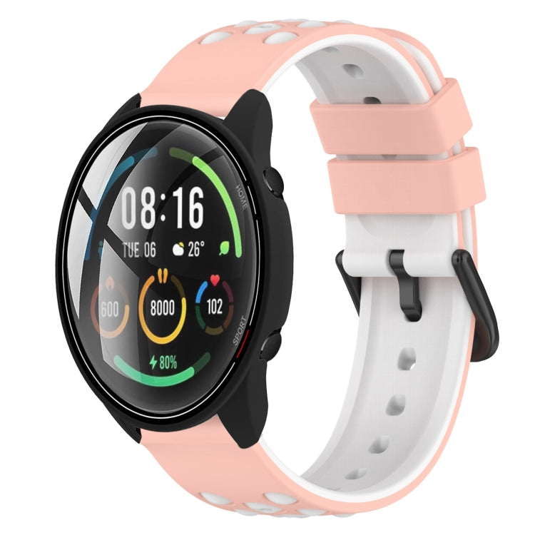 Cinturino in silicone bicolore 22 mm per Xiaomi Mi Watch Color