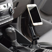 X033 Portabicchieri a collo di cigno regolabile con supporto per telefono da auto da 360 gradi, X033
