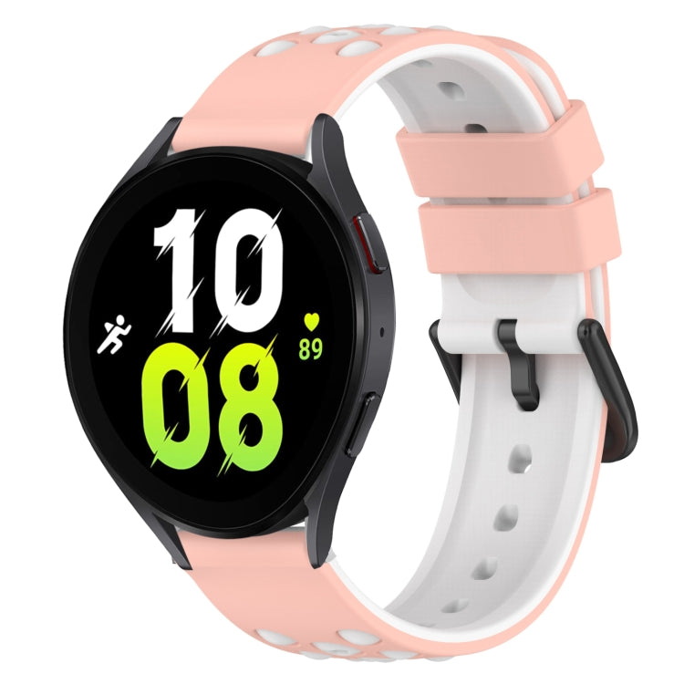 Cinturino in silicone bicolore 22mm per Samsung Galaxy Watch5 40m