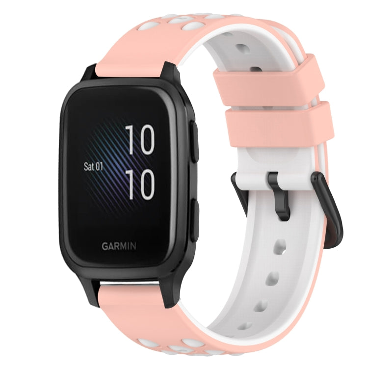 Cinturino in silicone bicolore 22 mm per Garmin Venu Sq