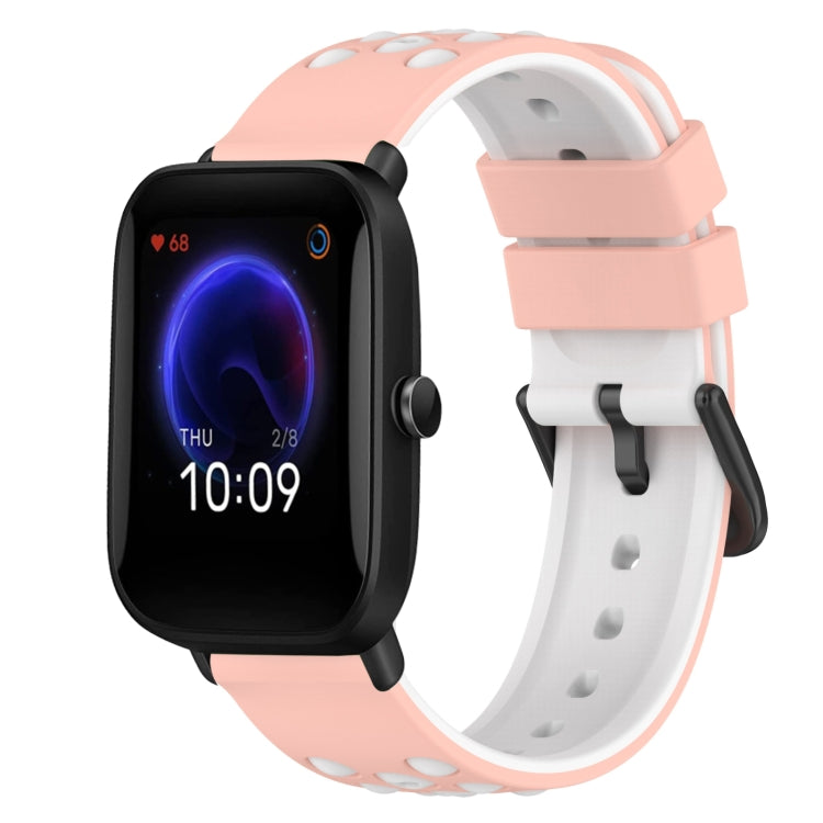 Cinturino in silicone bicolore 22 mm per Amazfit Pop Pro