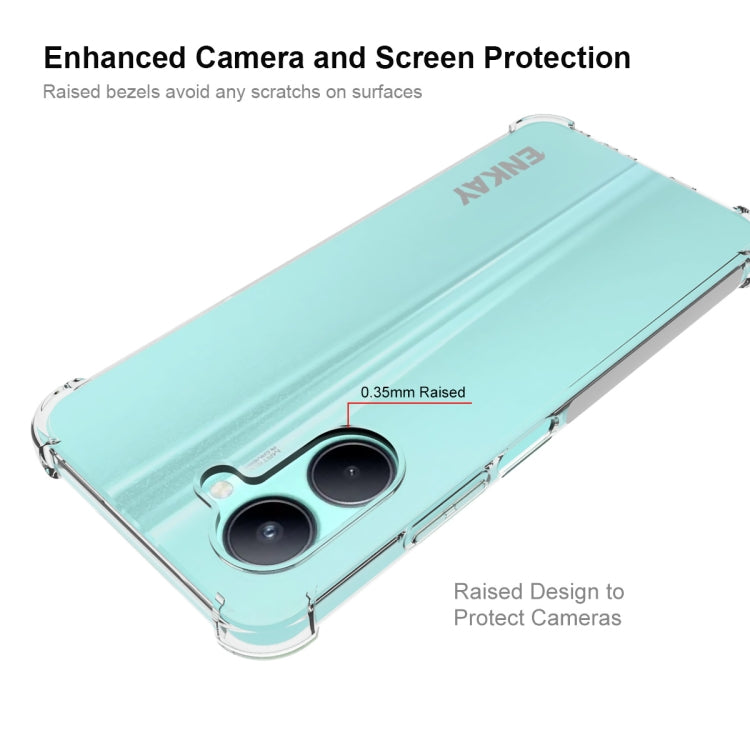 Custodia TPU trasparente per Realme C33 4G