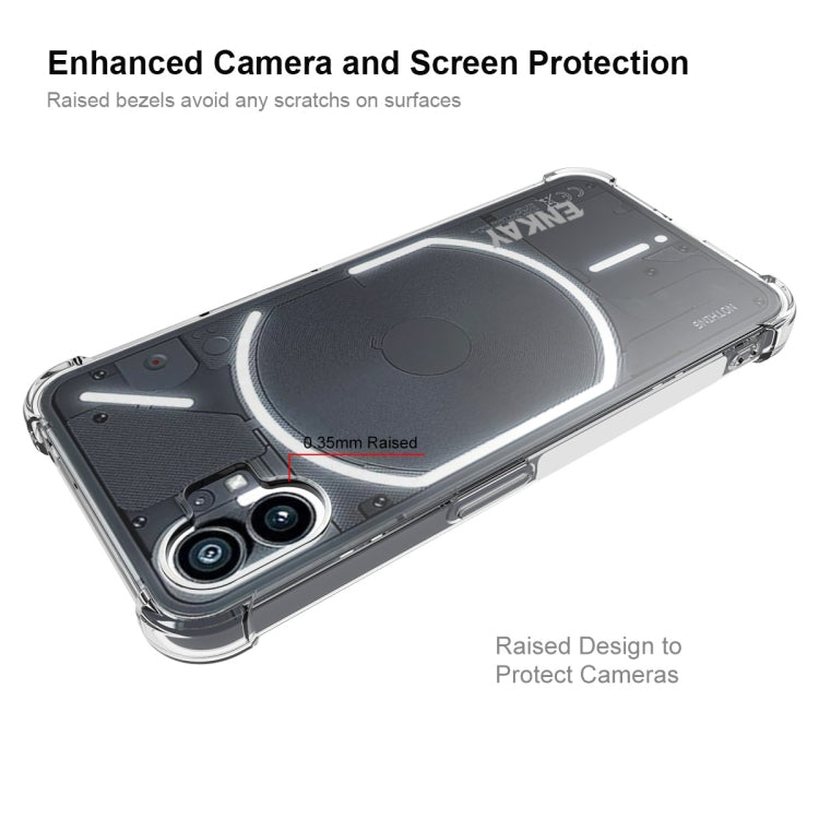Custodia TPU trasparente per Nothing Phone 1