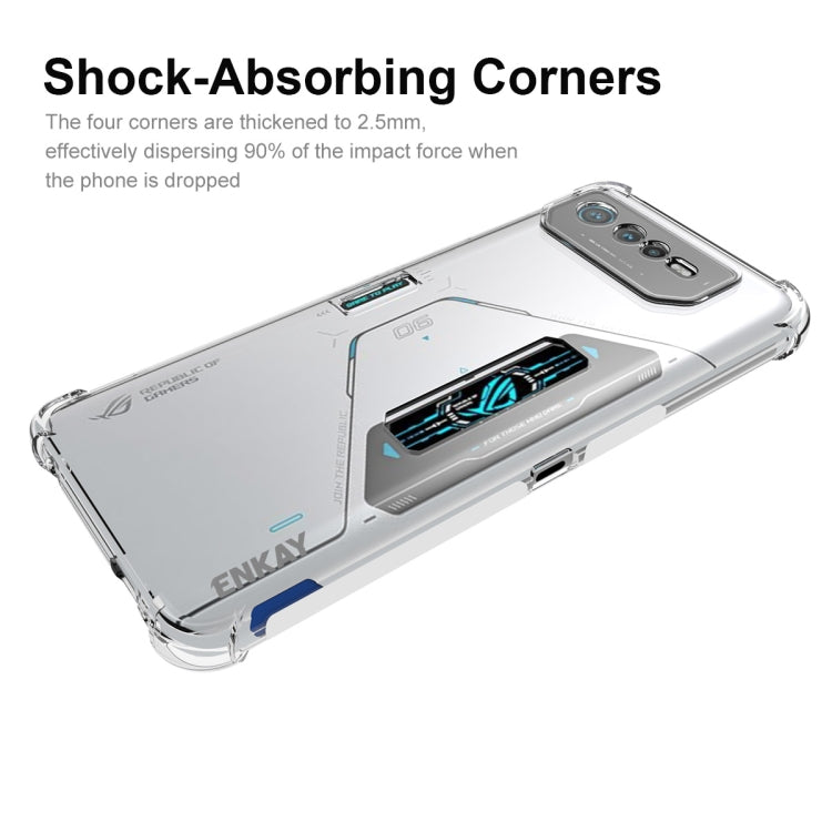 Custodia trasparente TPU per Asus ROG Phone 6 Pro