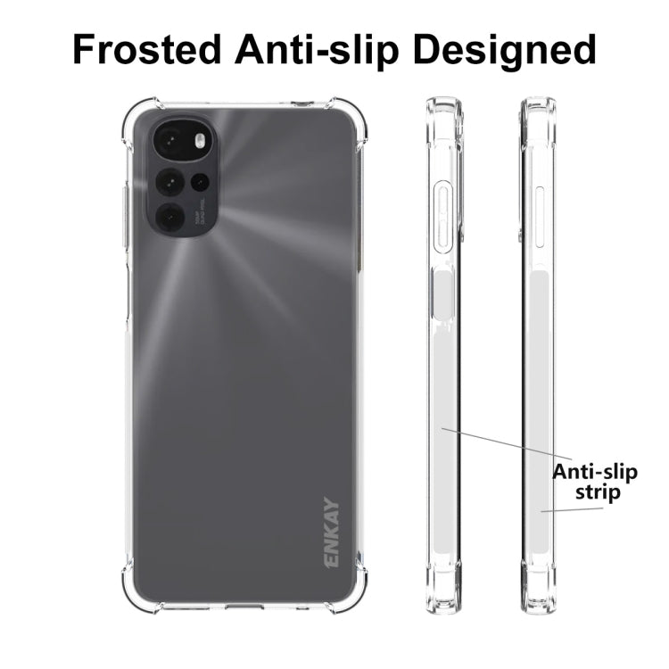 Custodia TPU trasparente per Motorola Moto G22 4G