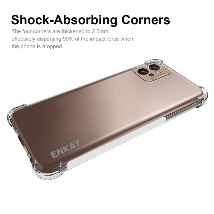 Custodia TPU trasparente per Motorola Moto G32
