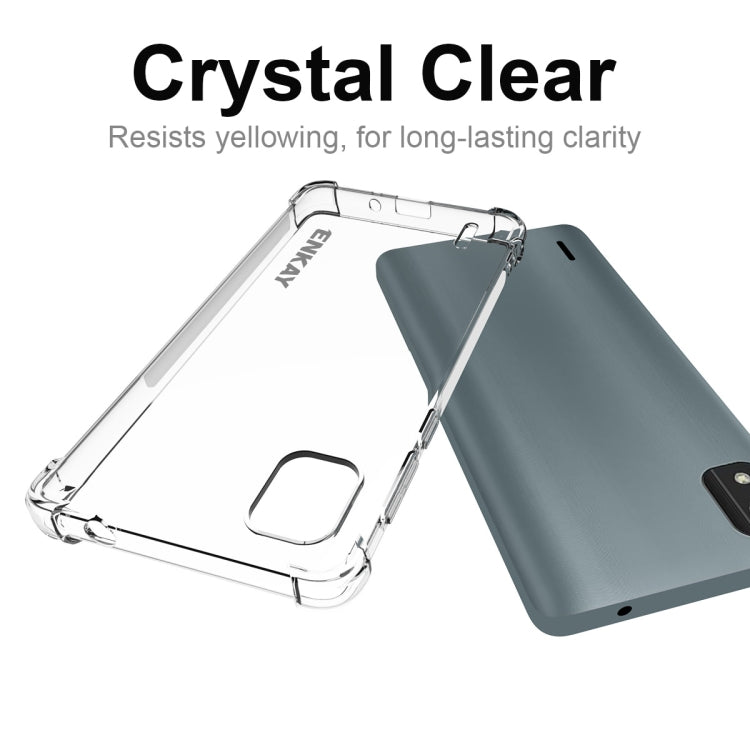 Custodia trasparente TPU per Nokia C2 2nd Edition