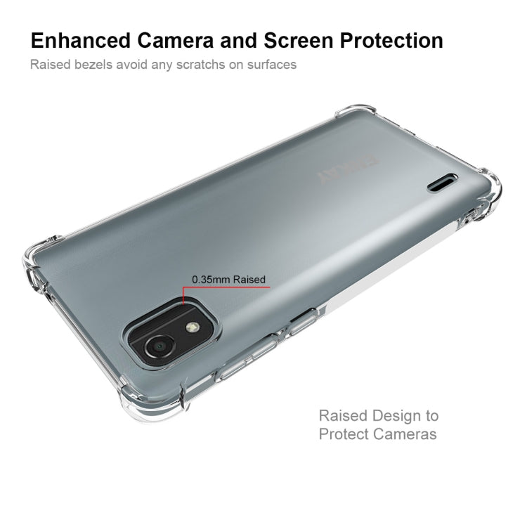 Custodia trasparente TPU per Nokia C2 2nd Edition