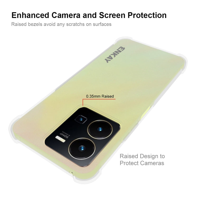 Custodia TPU trasparente per Vivo Y35 4G