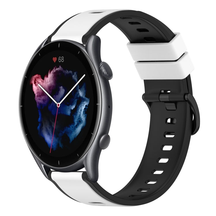 Cinturino in silicone bicolore 22 mm per Amazfit GTR 3 Pro