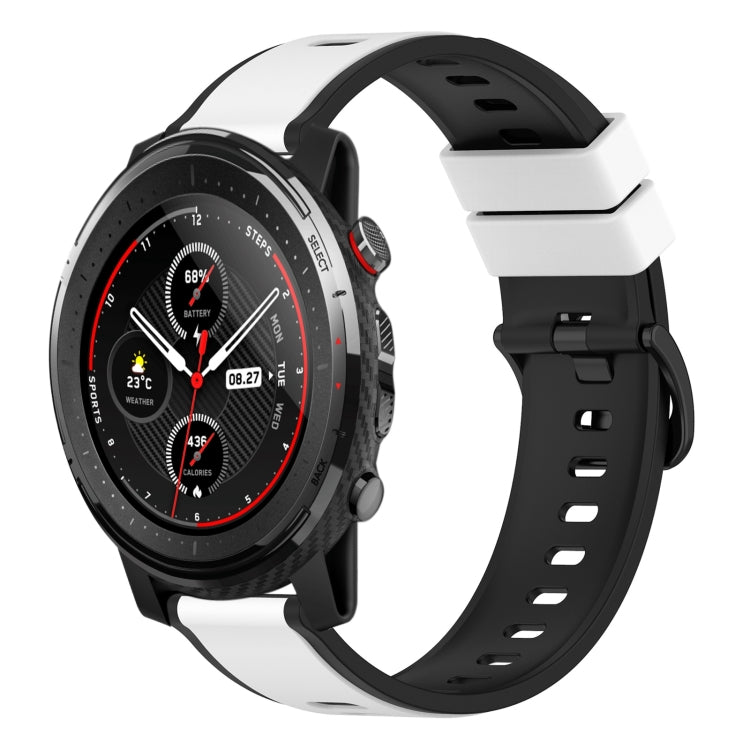 Cinturino in silicone bicolore 22 mm per Amazfit 3 e GTR 47mm