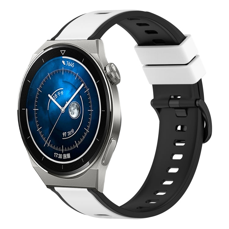 Cinturino in silicone bicolore 22 mm per Huawei Watch GT3 Pro 46m
