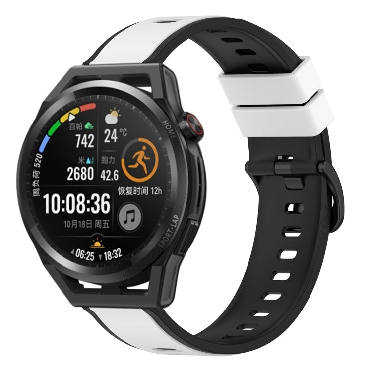 Cinturino in silicone bicolore 22 mm per Huawei Watch GT Runner