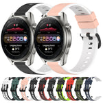 Cinturino in silicone bicolore da 22 mm, For Huawei Watch 3 Pro New