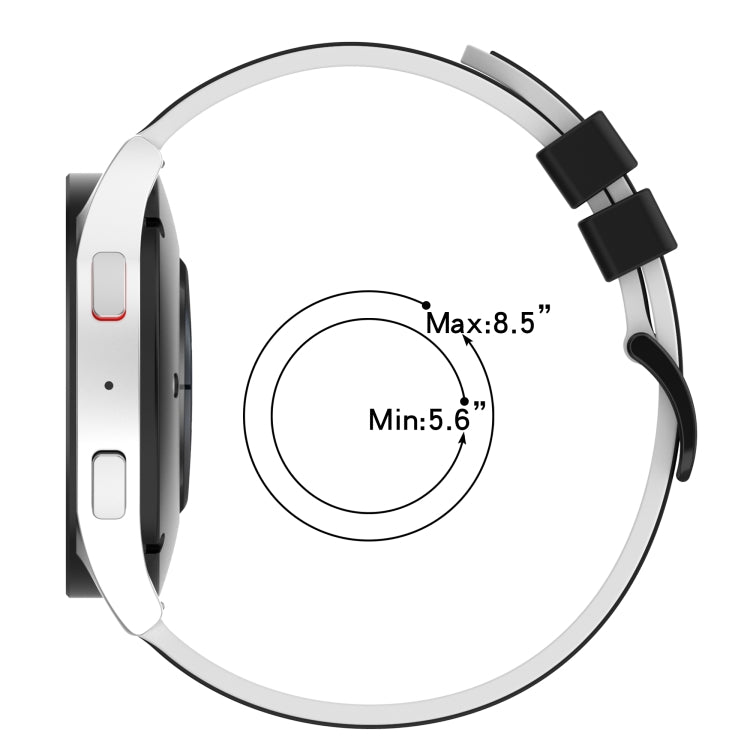 Cinturino in silicone bicolore da 22 mm, For Huawei Watch 3 Pro New