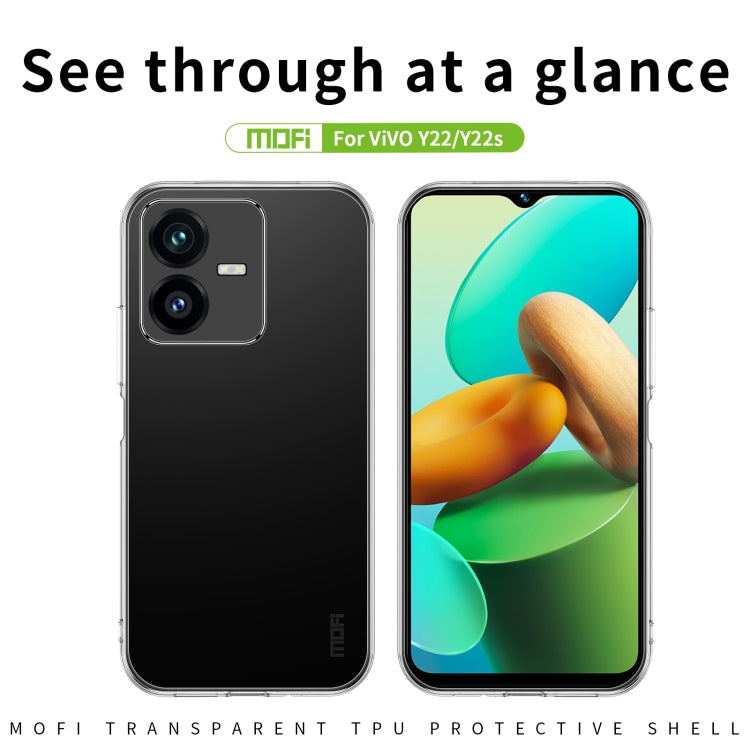Custodia per telefono in TPU ultrasottile serie MOFI Ming, For Tecno Pova 3, For vivo Y22 / Y22s, For Nokia G60, For Xiaomi Redmi A1, For Honor X8 5G, For Realme C33 / C30S