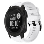 Cinturino in silicone tinta unita con fibbia in metallo, For  Garmin Instinct, For Garmin Approach S62, For Garmin Fenix 6 GPS
