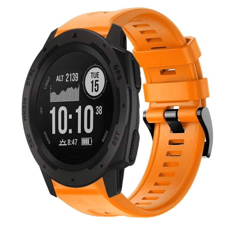 Cinturino in silicone tinta unita con fibbia in metallo, For  Garmin Instinct, For Garmin Approach S62, For Garmin Fenix 6 GPS