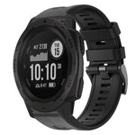 Cinturino in silicone tinta unita con fibbia in metallo, For  Garmin Instinct, For Garmin Approach S62, For Garmin Fenix 6 GPS