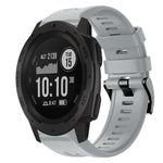 Cinturino in silicone tinta unita con fibbia in metallo, For  Garmin Instinct, For Garmin Approach S62, For Garmin Fenix 6 GPS