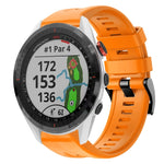 Cinturino in silicone tinta unita con fibbia in metallo, For  Garmin Instinct, For Garmin Approach S62, For Garmin Fenix 6 GPS