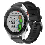Cinturino in silicone tinta unita con fibbia in metallo, For  Garmin Instinct, For Garmin Approach S62, For Garmin Fenix 6 GPS