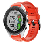 Cinturino in silicone tinta unita con fibbia in metallo, For  Garmin Instinct, For Garmin Approach S62, For Garmin Fenix 6 GPS