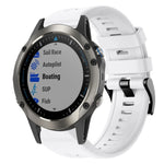 Cinturino in silicone tinta unita con fibbia in metallo, For Garmin Fenix 5 plus, For Garmin Quatix 5, For Garmin Quatix 5 Sapphire