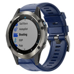 Cinturino in silicone tinta unita con fibbia in metallo, For Garmin Fenix 5 plus, For Garmin Quatix 5, For Garmin Quatix 5 Sapphire
